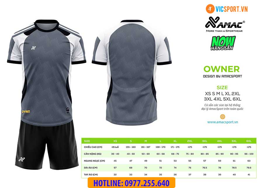 Áo đá banh thiết kế Amac Owner - Hình ảnh 6