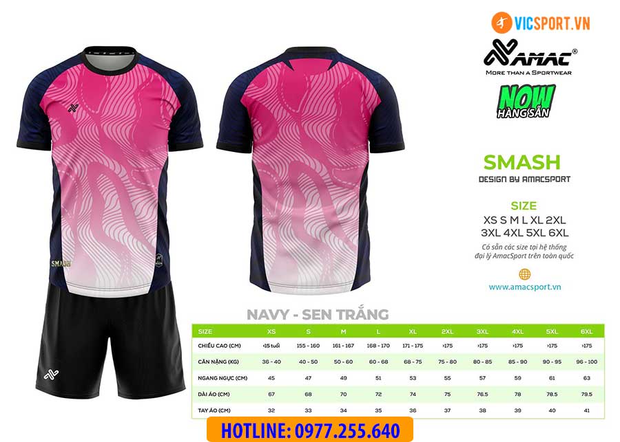 Áo đá banh thiết kế Amac Smash - Hình ảnh 6