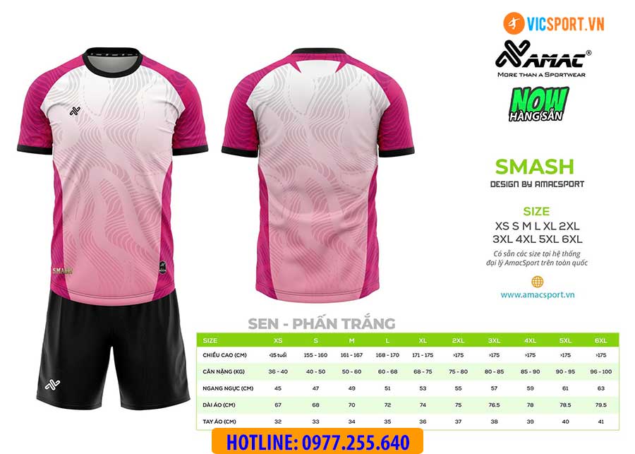 Áo đá banh thiết kế Amac Smash - Hình ảnh 8