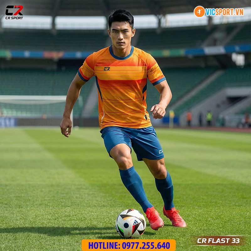 Áo đá banh thiết kế CR Flast 33 - Hình ảnh 2
