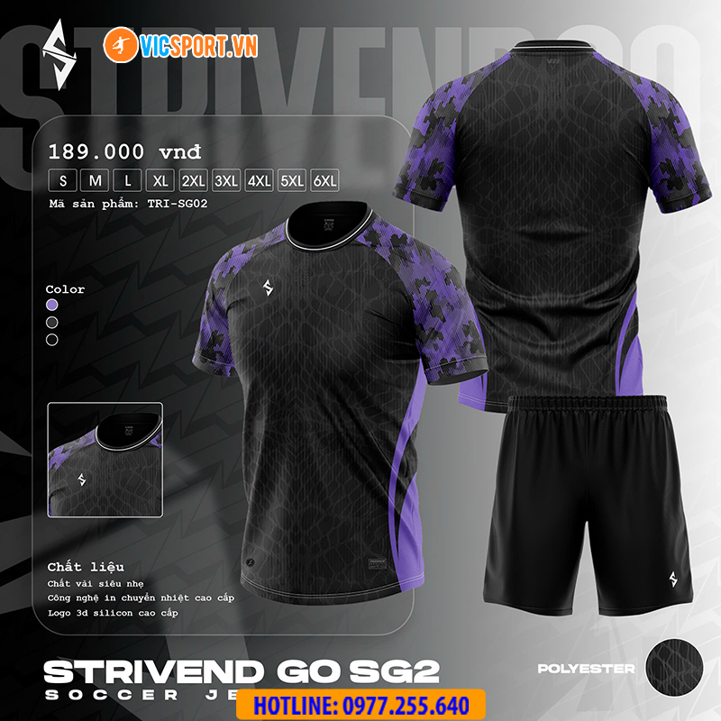 Áo đá banh thiết kế Strivend Go SG2 - Hình ảnh 35