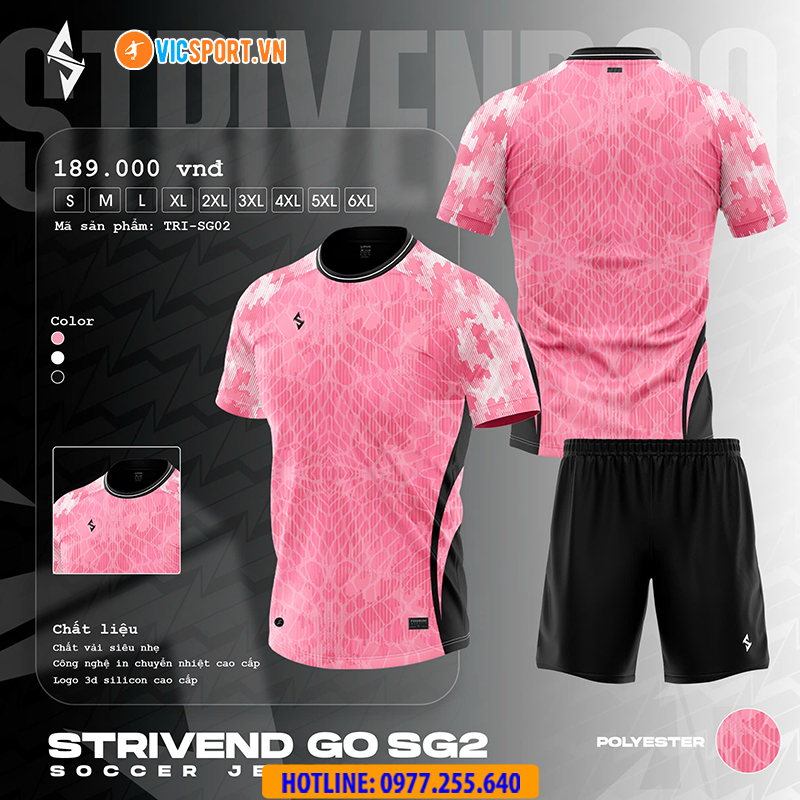 Áo đá banh thiết kế Strivend Go SG2 - Hình ảnh 33