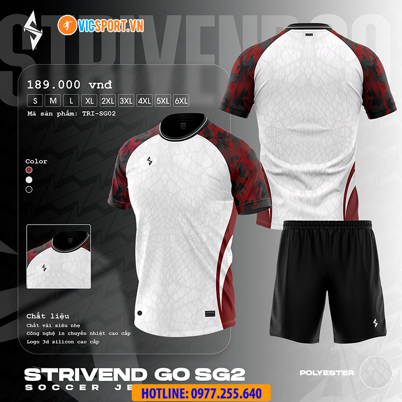 Áo đá banh thiết kế Strivend Go SG2 - Hình ảnh 32
