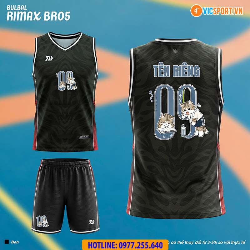 Quần áo bóng rổ trẻ em Bulbal Rimax BR05 - Hình ảnh 21