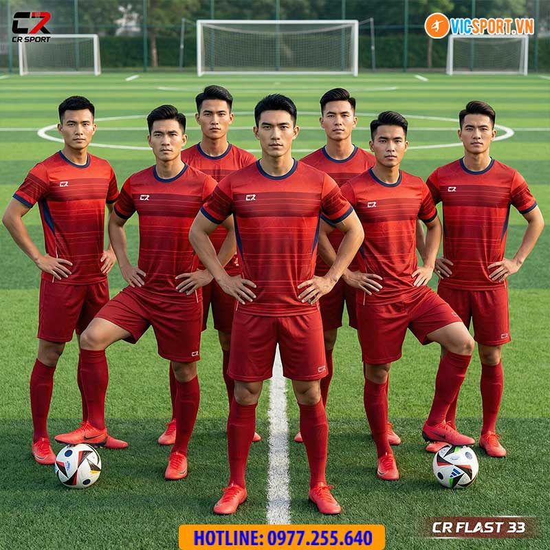Áo đá banh thiết kế CR Flast 33 - Hình ảnh 10