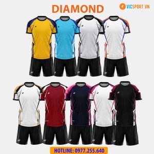 Áo đá banh thiết kế Amac Diamond