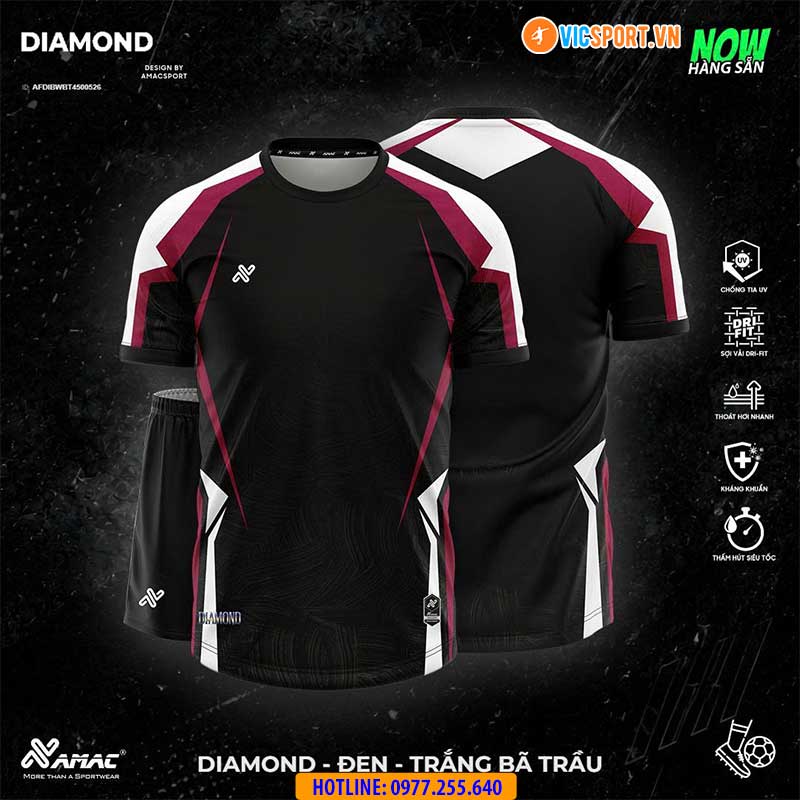 Áo đá banh thiết kế Amac Diamond - Hình ảnh 14