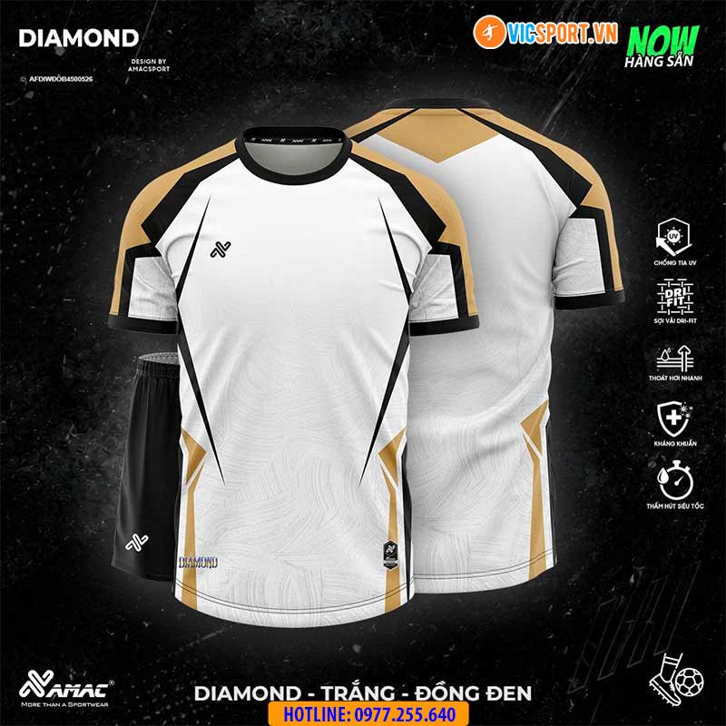Áo đá banh thiết kế Amac Diamond - Hình ảnh 19