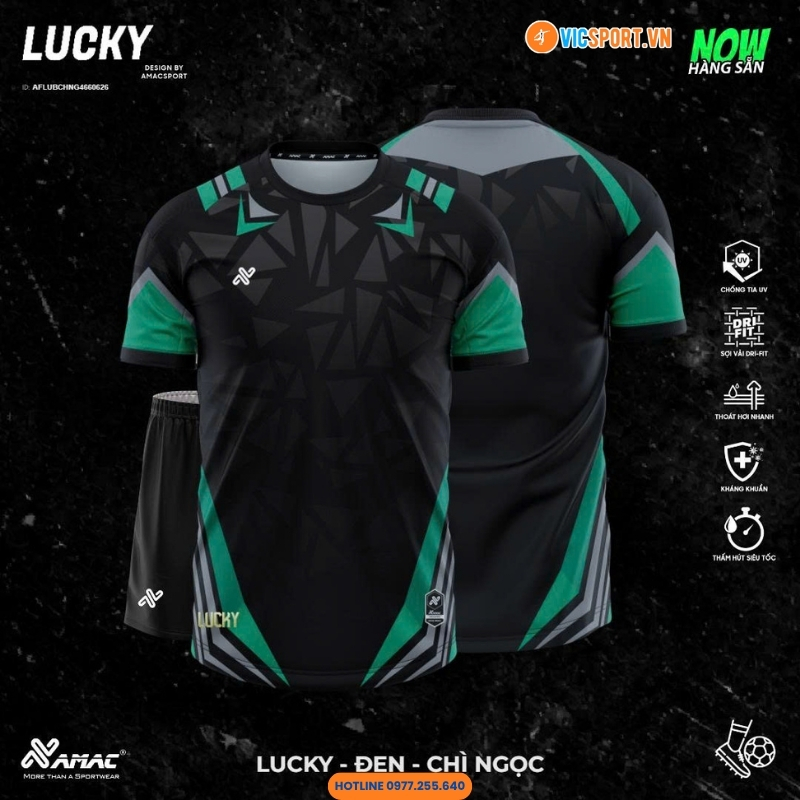 Áo đá banh thiết kế Amac Lucky - Hình ảnh 22