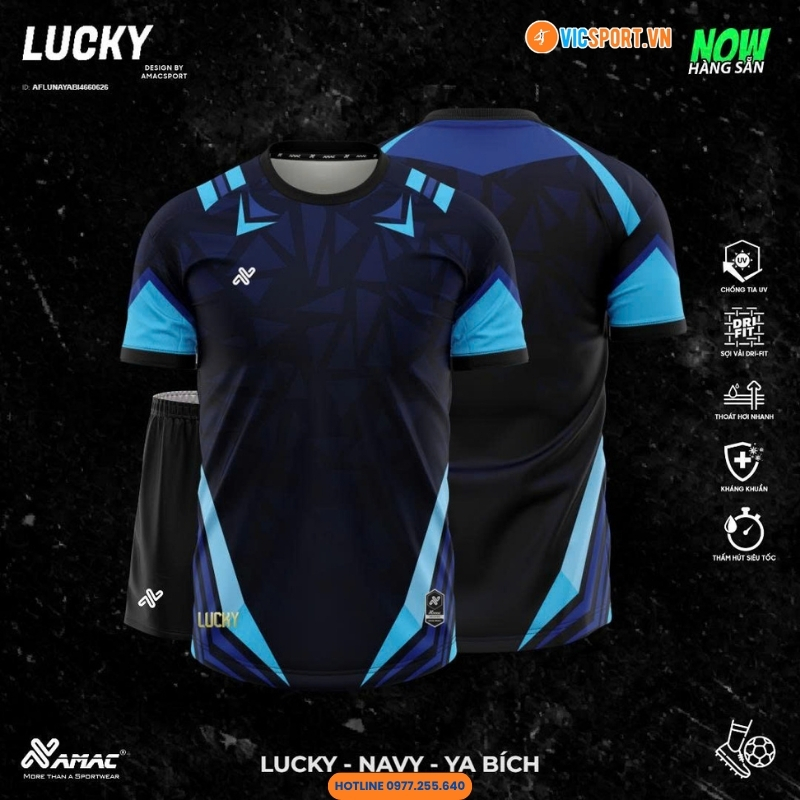 Áo đá banh thiết kế Amac Lucky - Hình ảnh 20