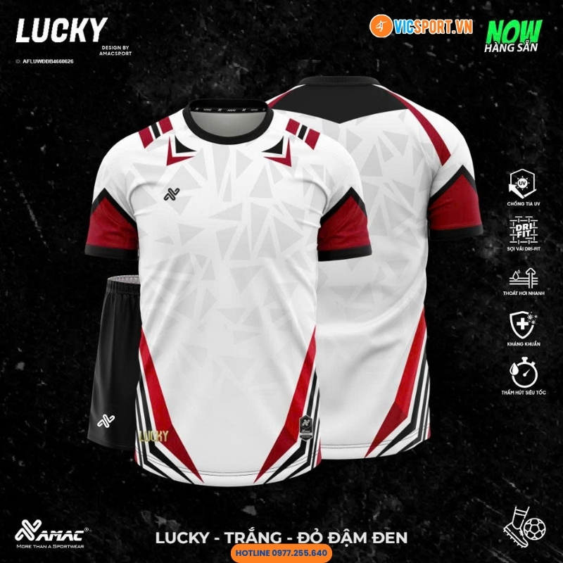 Áo đá banh thiết kế Amac Lucky - Hình ảnh 17