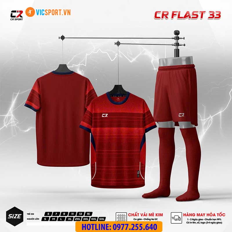Áo đá banh thiết kế CR Flast 33 - Hình ảnh 16