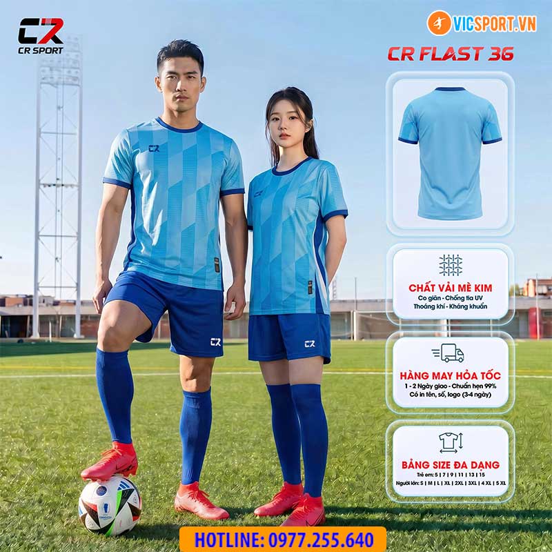 Áo đá banh thiết kế CR Flast 36 - Hình ảnh 7