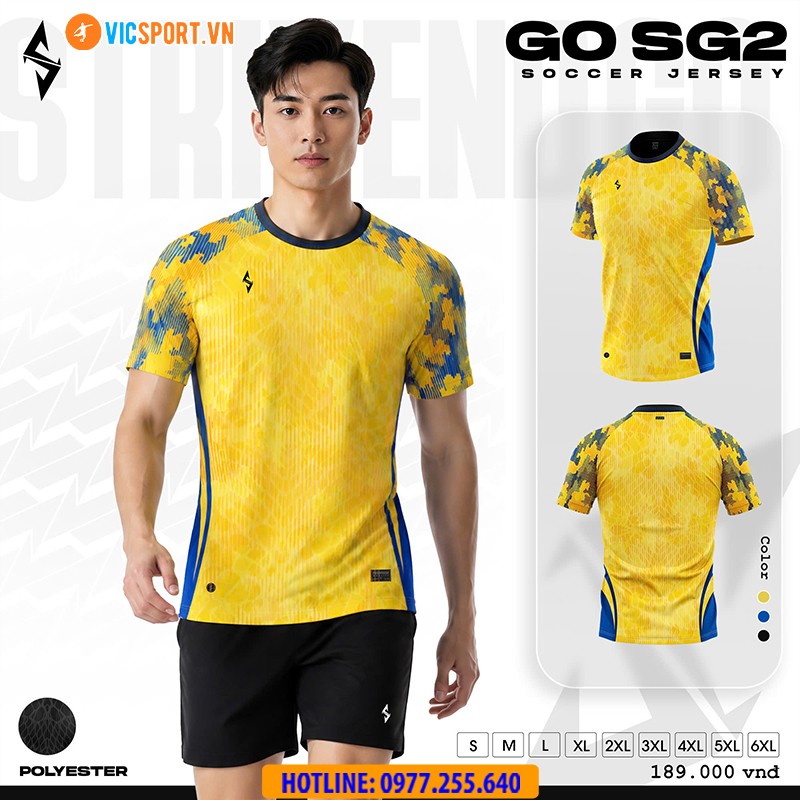 Áo đá banh thiết kế Strivend Go SG2 - Hình ảnh 5