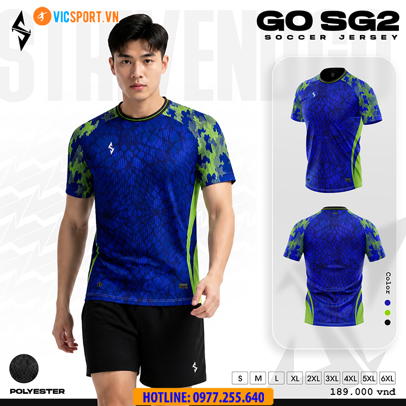 Áo đá banh thiết kế Strivend Go SG2 - Hình ảnh 7