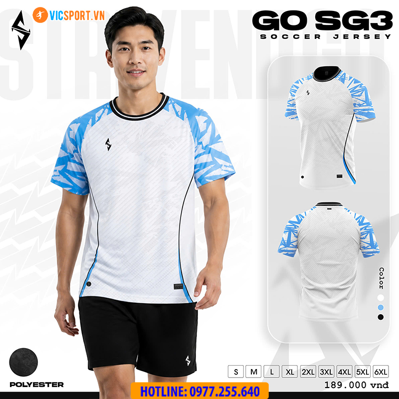 Áo đá banh thiết kế Strivend Go SG03 - Hình ảnh 7