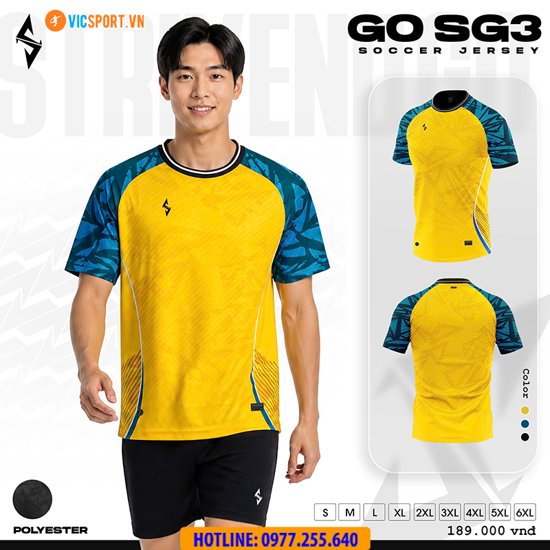 Áo đá banh thiết kế Strivend Go SG03 - Hình ảnh 11
