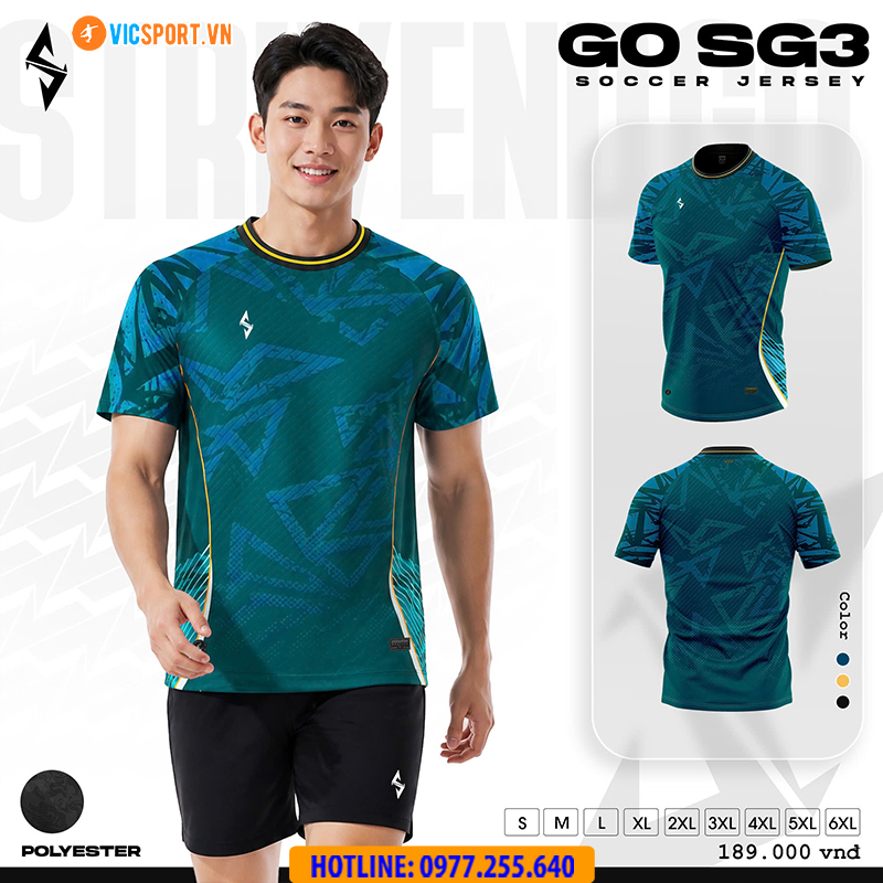 Áo đá banh thiết kế Strivend Go SG03 - Hình ảnh 9
