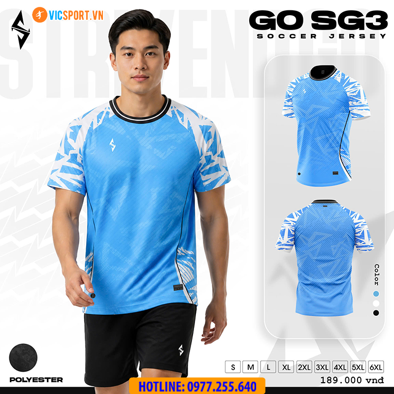 Áo đá banh thiết kế Strivend Go SG03 - Hình ảnh 8