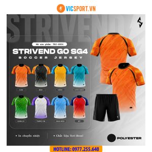 Áo đá banh thiết kế Strivend Go SG04