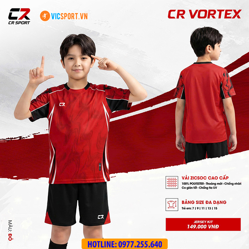 Áo đá banh trẻ em CR Vortex - Hình ảnh 13