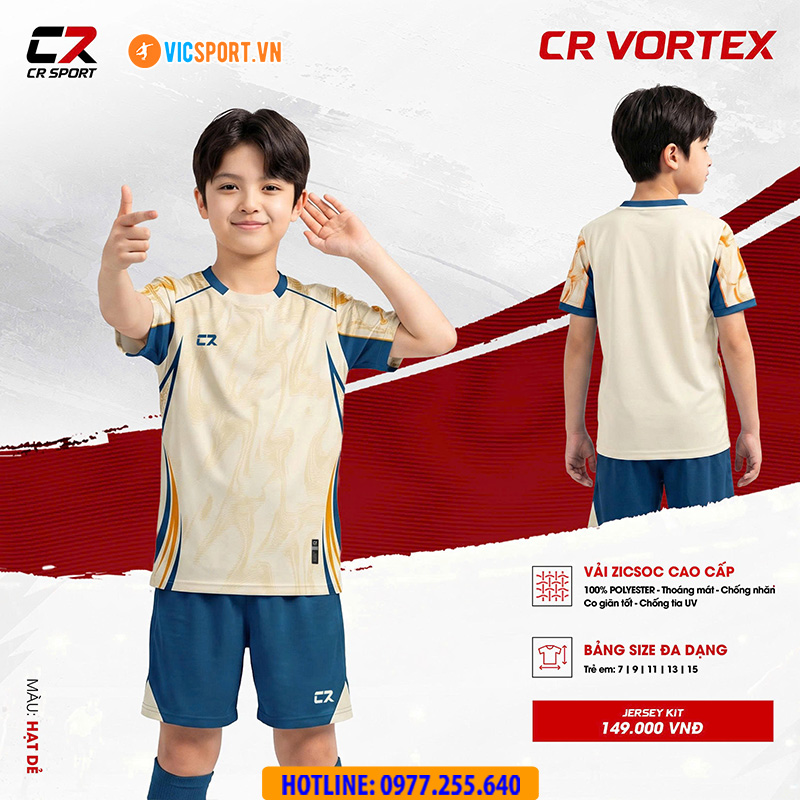 Áo đá banh trẻ em CR Vortex - Hình ảnh 14