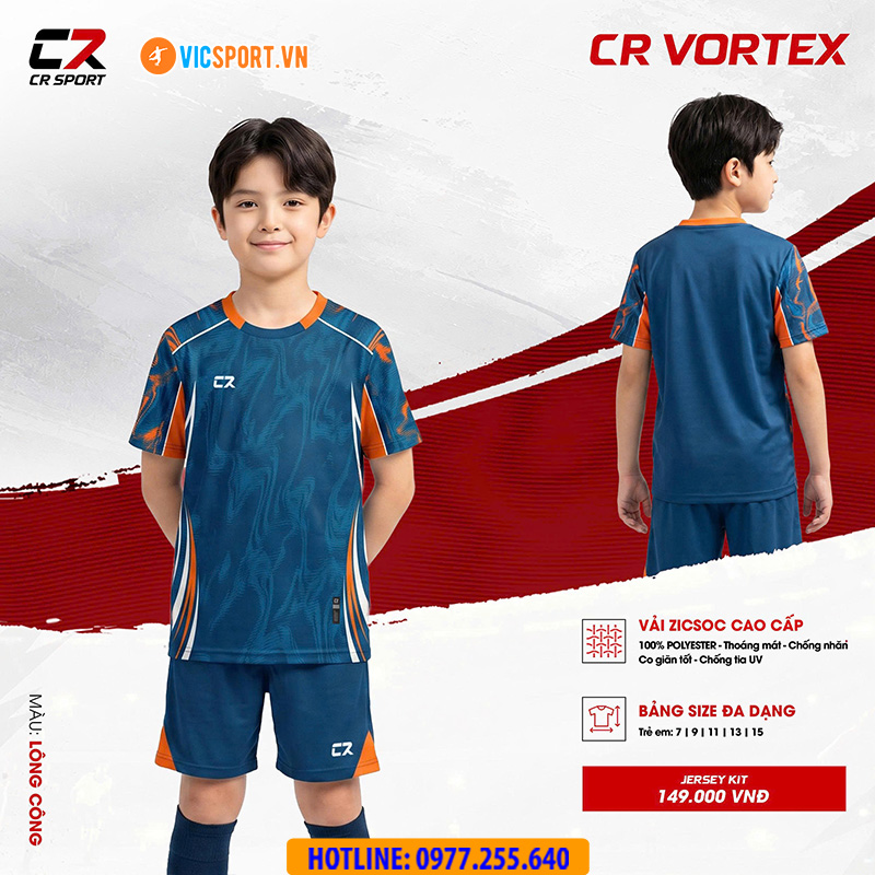 Áo đá banh trẻ em CR Vortex - Hình ảnh 15