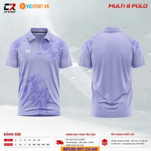 Áo polo thể thao CR Multi 8 đa năng