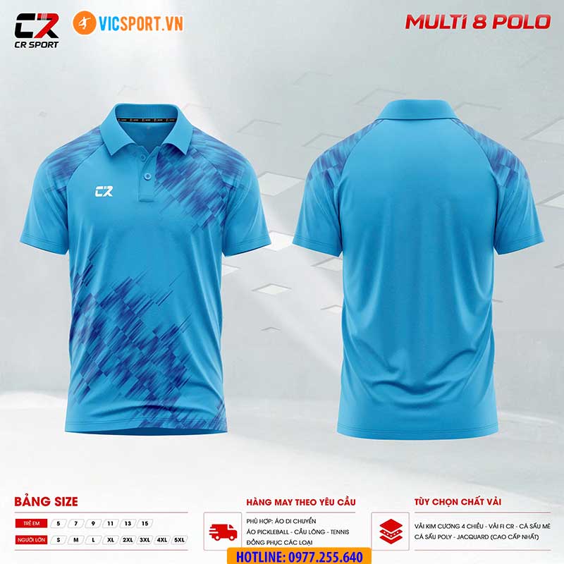 Áo polo thể thao CR Multi 8 đa năng - Hình ảnh 13