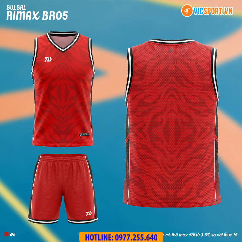Quần áo bóng rổ trẻ em Bulbal Rimax BR05 - Hình ảnh 10
