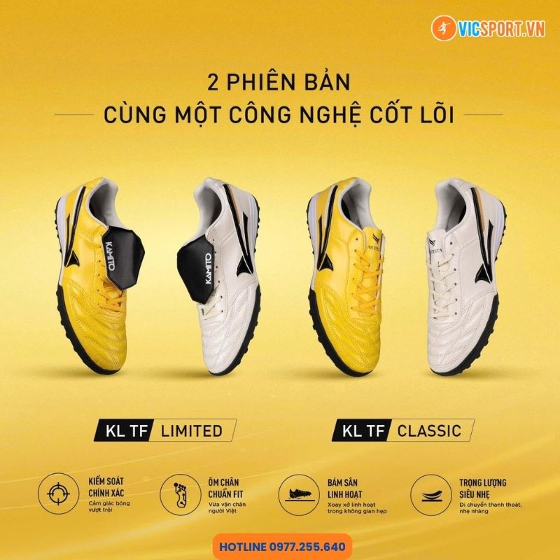 Giày đá banh Kamito Artista 2 KL Limited đế TF - Hình ảnh 7