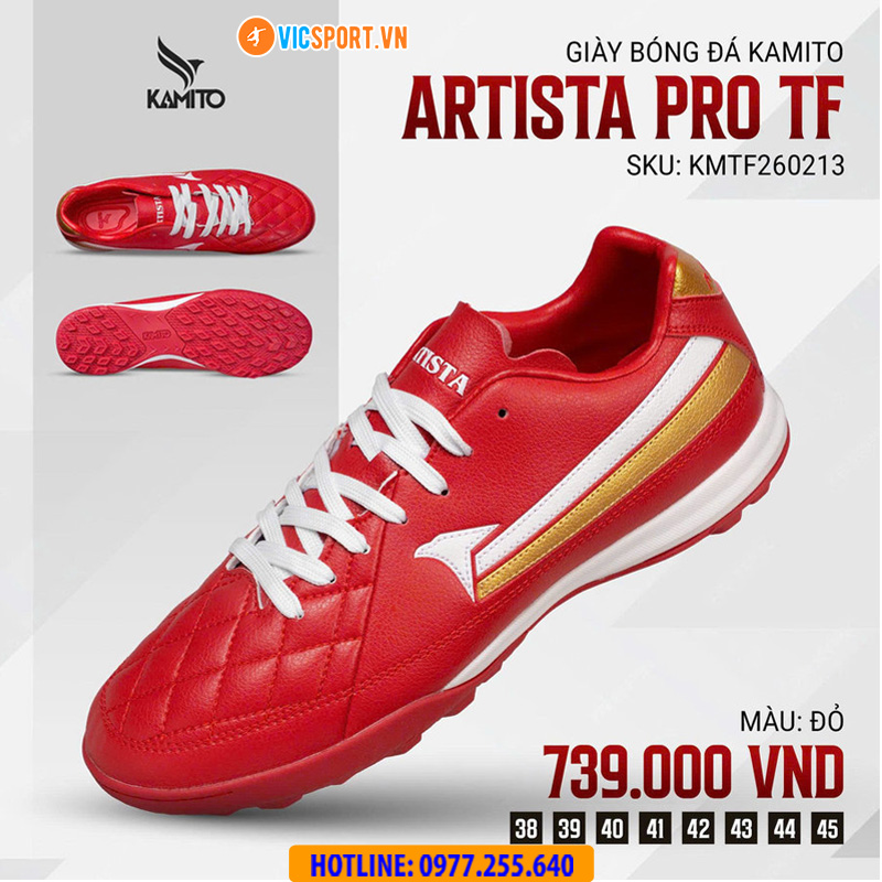 Giày đá banh Kamito Artista Pro đế TF - Hình ảnh 3