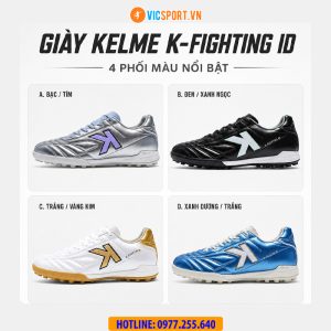 Giày đá banh chính hãng Kelme K-Fighting 203 đế TF - 8621ZX1474