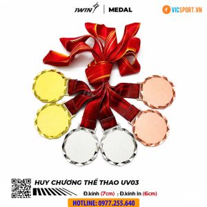 Huy chương thể thao iWin UV03 hình tròn