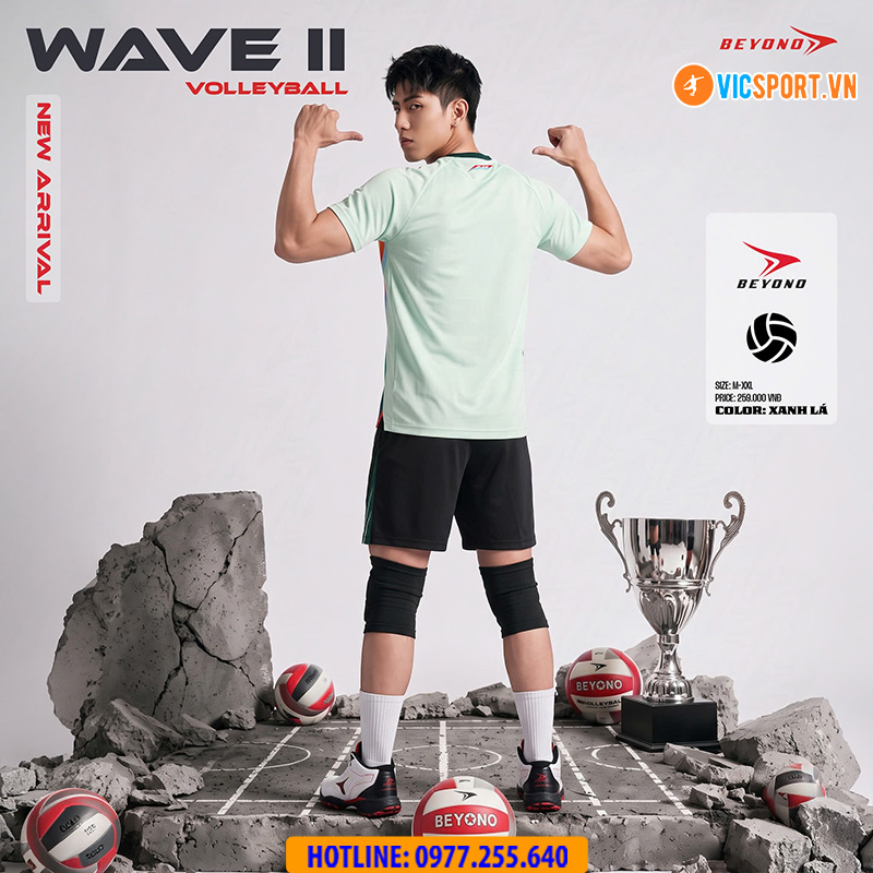 Quần áo bóng chuyền nam Beyono Wave 2 - Hình ảnh 16