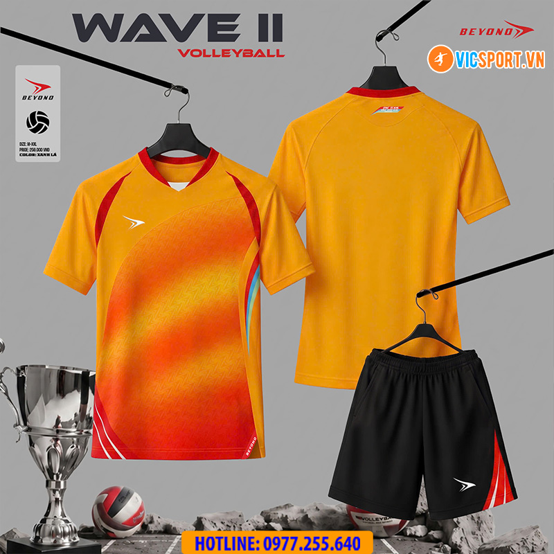 Quần áo bóng chuyền nữ Beyono Wave 2 - Hình ảnh 4