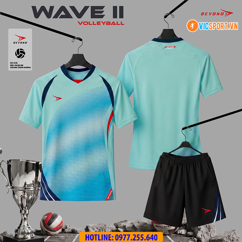 Quần áo bóng chuyền nữ Beyono Wave 2 - Hình ảnh 5