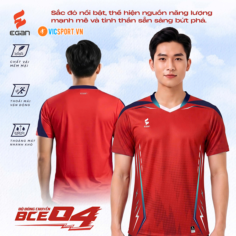 Quần áo bóng chuyền Egan BCE04 nam nữ - Hình ảnh 22