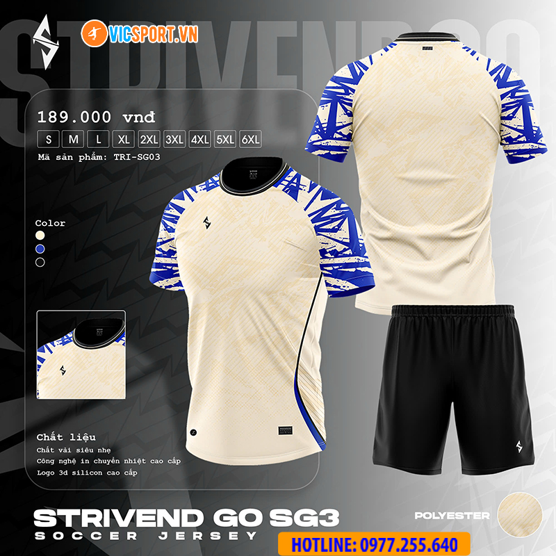 Áo đá banh thiết kế Strivend Go SG03 - Hình ảnh 23