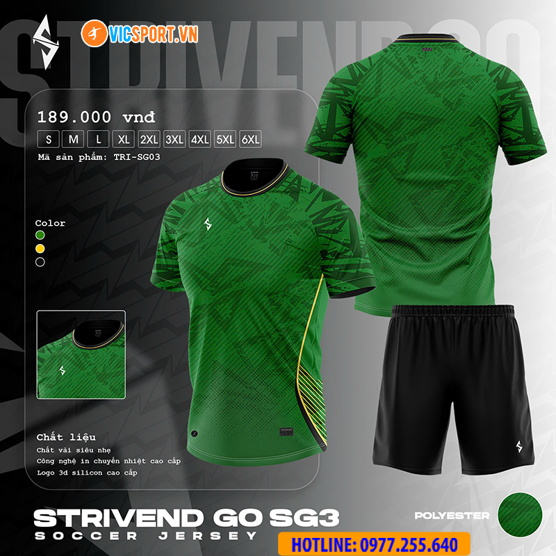 Áo đá banh thiết kế Strivend Go SG03 - Hình ảnh 26