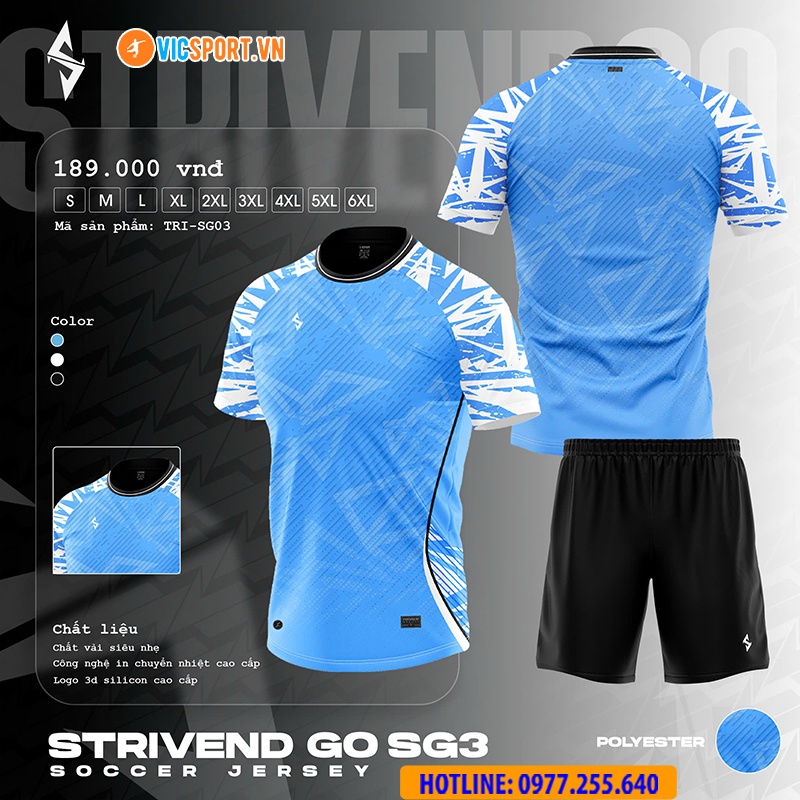 Áo đá banh thiết kế Strivend Go SG03 - Hình ảnh 28