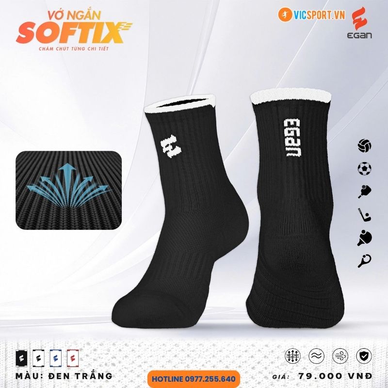Vớ ngắn Egan Softix đa năng - Hình ảnh 8