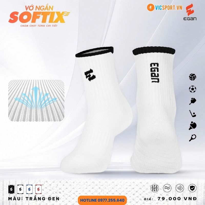 Vớ ngắn Egan Softix đa năng - Hình ảnh 9