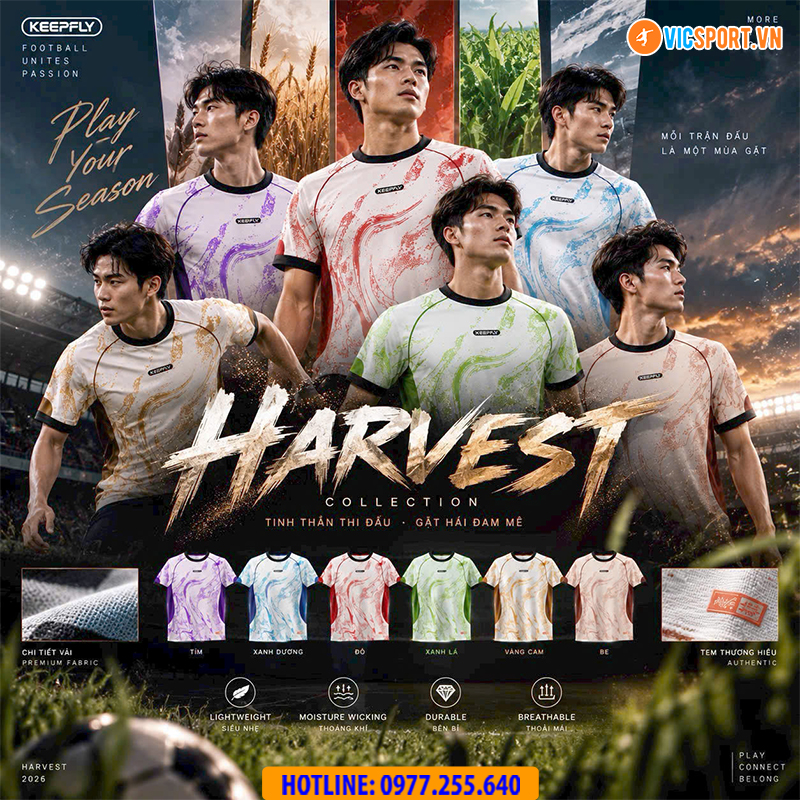 Áo đá banh thiết kế Keepfly Exclusive Harvest