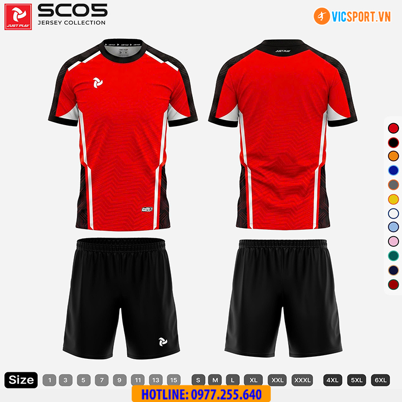 Áo đá banh thiết kế Just Play SC05 - Hình ảnh 7