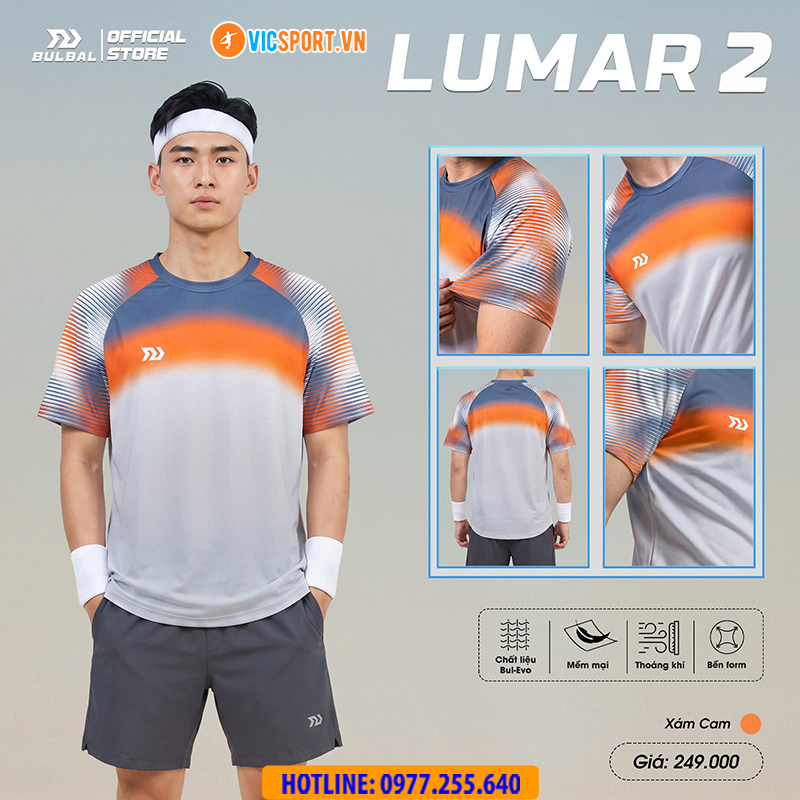 Áo thể thao nam Bulbal Lumar 2 đa năng - Hình ảnh 27