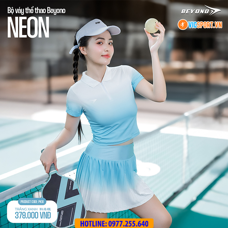 Bộ váy thể thao Beyono Neon đa năng - Hình ảnh 13