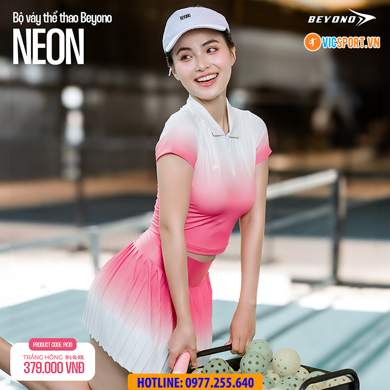 Bộ váy thể thao Beyono Neon đa năng - Hình ảnh 17
