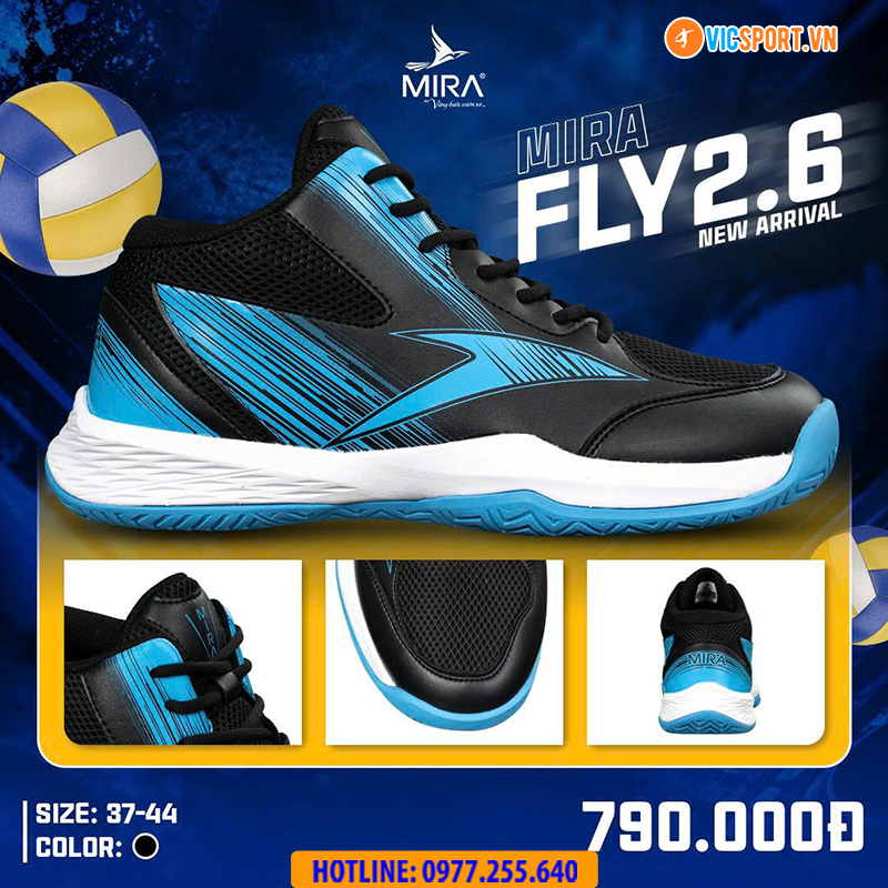 Giày bóng chuyền Mira Fly 2.6 chính hãng - Hình ảnh 13
