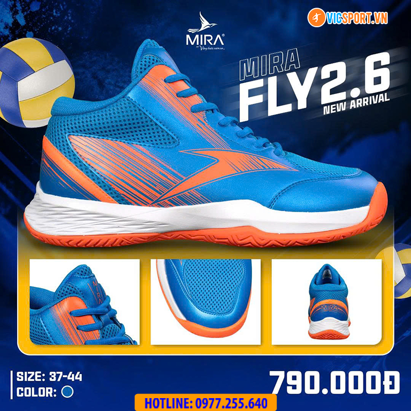 Giày bóng chuyền Mira Fly 2.6 chính hãng - Hình ảnh 10